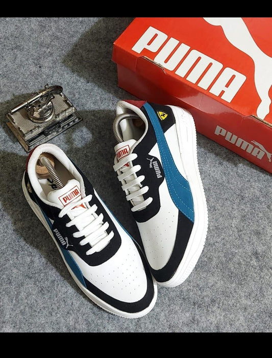 Sneakers for Men (White & Teal )